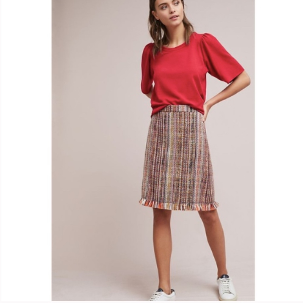 MAEVE A-LINE TWEED SKIRT